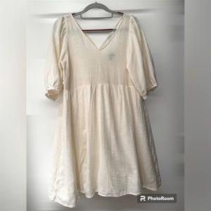 VERO MODA “Abk" Dress in Ivory Color, Size M